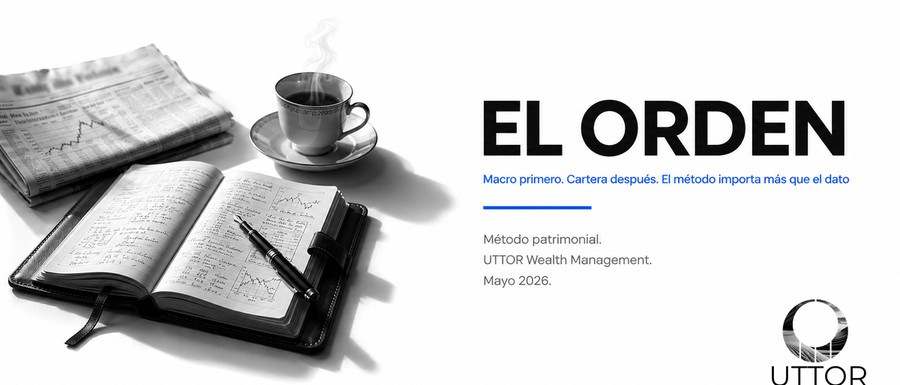 Creatividad del análisis EL ORDEN: macro primero, cartera después; el método importa más que el dato